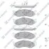 Колодка торм. KIA CARNIVAL 2.5 V6, 2.9TD 98-99 передн. (пр-во SANGSIN) SP1112