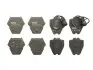 Колодка торм. AUDI A6 (4B, C5), A8 (4D2, 4D8, 4E_) передн. (пр-во TRW) GDB1371