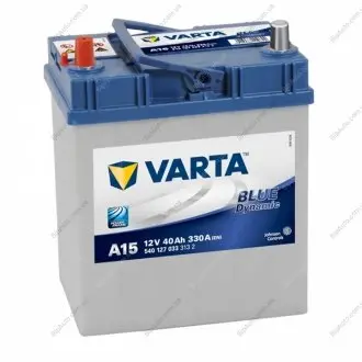 Акумулятор BLUE DYNAMIC 40Ah, EN 330, лівий "+" 187x127x228 (ДхШхВ) | 6СТ-40 Аз (A15) VARTA 540 127 033