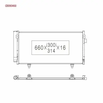 Радіатор кондиціонера в зборі KOYORAD CD090468