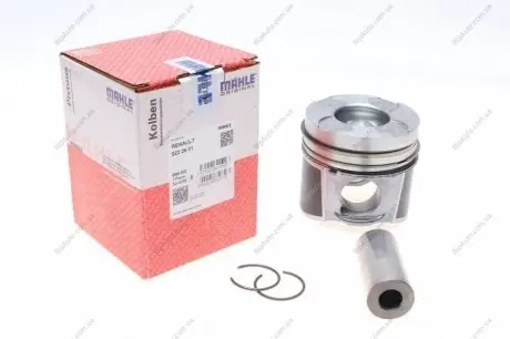 Поршень в комплекті на 1 циліндр, 2-й ремонт (+0,50) MAHLE MAHLE / KNECHT 022 26 01