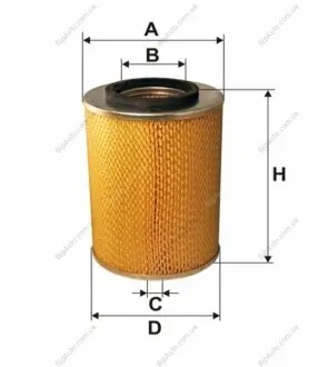 Элемент фильт. возд. ГАЗ (ЗМЗ 406) AM411/1/ (WIX-Filtron) WIX FILTERS WA6079