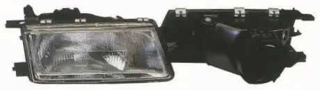 Фара лев. H4 ручн./автомат. регул. -9/92 [] DEPO 442-1105L-LD-EM