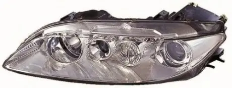 Фара прав. H1/H1 с поворотн., авт.регул. [] DEPO 216-1147R-LD-EM