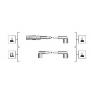 Комплект проводов зажигания (кор.код. MSQ0048) MAGNETI MARELLI 941319170048