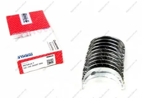 Вкладыши коренные RENAULT HL STD G8T/G9T/G9U 2,2/2,5TD (Mahle) MAHLE / KNECHT 021 HS 20297 000