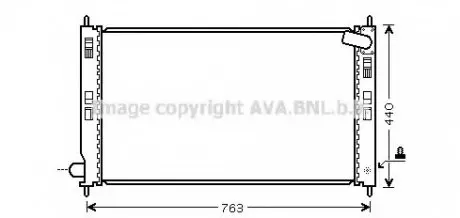 Радиатор, охлаждение двигателя AVA QUALITY COOLING AVA COOLING MTA 2207