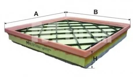 Фільтр повітряний M-FILTER K7017