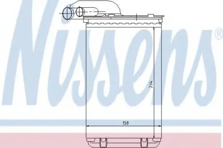 Пічка RN CLIO I(90-)1.1(+)[OE 77 01 033 457] NISSENS 73252