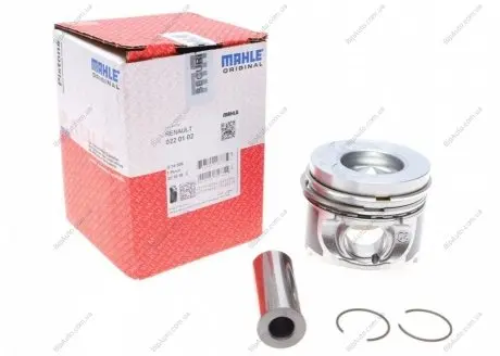 Поршень з кільцями RENAULT 76,50 K9K 1,5TD d26 (Mahle) 022 01 02 MAHLE / KNECHT 0220102
