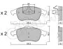 Колодка гальм. RENAULT LAGUNA III 2.0-3.0 08 - передн. (пр-во Cifam) 822-803-0