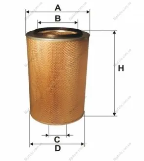Фильтр воздушный IVECO (TRUCK) /AM401 (WIX-Filtron UA) WIX FILTERS 93346E