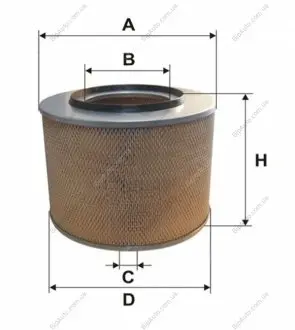 Фильтр воздушный MB MK,SK (TRUCK) /AM440 (WIX-Filtron) WIX FILTERS 42357E