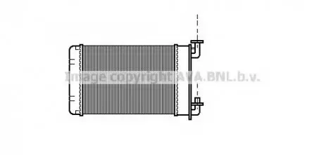 Радіатор обігрівача BMW E30/Z1 88-316->325 (Ava) AVA COOLING BW 6022