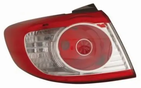 Фонарь задний правый внешний, с патрономr, 10- DEPO 221-1952R-UE