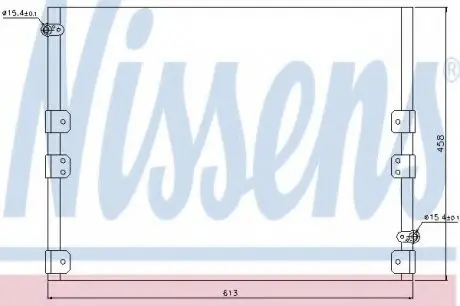 Конденсер TY 4 RUNNER(95-)2.7 i(+)[OE 88460-60240] NISSENS 94512