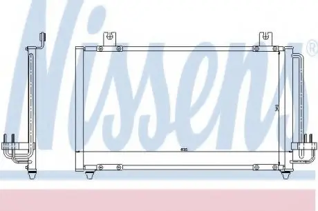Конденсер KIA RIO(00-)1.3 i(+)[OE 0K30A-61-480E ] NISSENS 94456