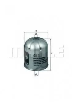 Фильтр масляный (центробежный) RVI (TRUCK) (Knecht-Mahle) MAHLE / KNECHT OZ3D