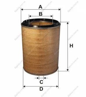 Фильтр воздушный RVI (TRUCK) /AM404/1 (WIX-Filtron) WIX FILTERS 93085E