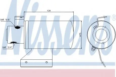 Осушувач кондиціонера NISSENS 95053