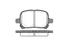 Колодка торм. TOYOTA CAMRY (08/96-11/01) передн. (пр-во REMSA) 0621.00