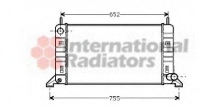 Радиатор охлаждения FORD ESCORT / ORION(86-) Van Wezel 18002078