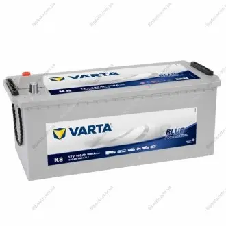 Аккумулятор 140Ah-12v PM Blue(K8) (513x189x223),L,EN800 VARTA 640 400 080