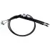 Трос стояночного тормоза L=2X1225/1460 mm LA BR.0694 STARLINE