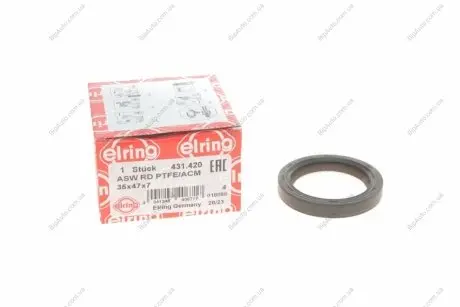 Сальник FRONT RENAULT K9K 35X47X7 ASW PTFE/ACM ELRING 431.420