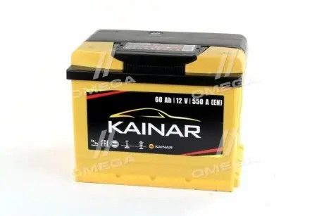 Аккумулятор 60Ah-12v Standart+ (242х175х190),R,EN540 KAINAR 060 261 0 120 ЖЧ (фото 1)