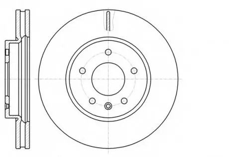 Диск тормозной CHEVROLET CAPTIVA передн., вент. REMSA 61183.10