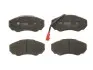 Колодка гальм. CITROEN JUMPER, FIAT DUCATO передн. (пр-во TRW) GDB1517
