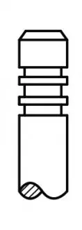 Клапан випускний MAN D2866/2876 4V 46 X 9 X 153.6 AE V94800