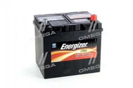 Аккумулятор 60Ah-12v Plus (232х173х225), R,EN510 Energizer 560 412 051 (фото 1)