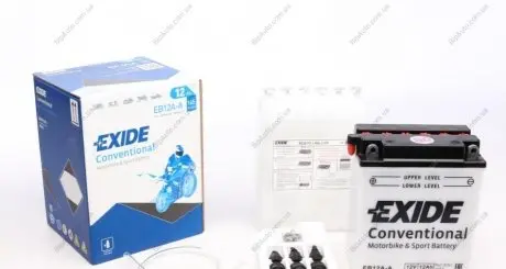 Аккумулятор 12Ah-12v (134х80х160) L, EN165 EXIDE EB12A-A