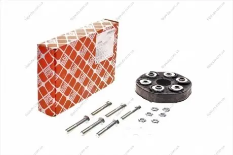 Муфта кардана еластична MB E-class (W124/C124)/190 (W201) 86-96 (к-кт з болтами) FEBI BILSTEIN 01975