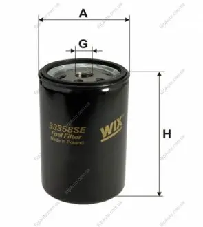 Фильтр топл. MAN (TRUCK) /PP845/2 (WIX-Filtron) WIX FILTERS 33358SE (фото 1)