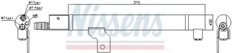 Осушувач VOLVO S60(00-)2.0 T(+)[OE 30780200] NISSENS 95491