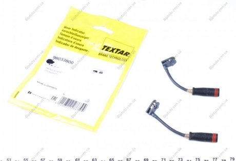 Гальмівні аксесуари (Датчик зносу колодки) (TMD) TEXTAR 98033800