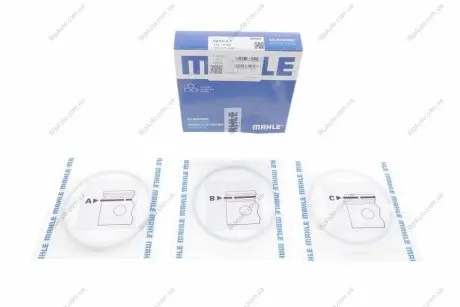 Кольца поршневые RENAULT 89,00 2,5TDi G9U 00- (Mahle) MAHLE / KNECHT 022 13 N0