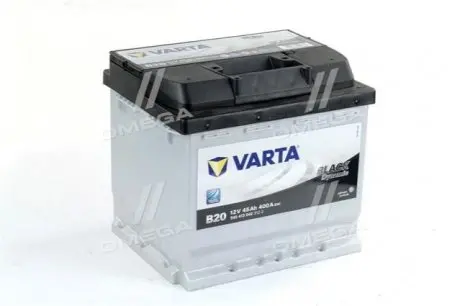 Акумулятор BLACK DYNAMIC 45Ah, EN 400, лівий "+" 207х175х191 (ДхШхВ) | 6СТ-45 Аз (B20) VARTA 545 413 040