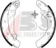 Колодка торм. барабан. DAEWOO MATIZ/TICO задн. (пр-во ABS) 9061