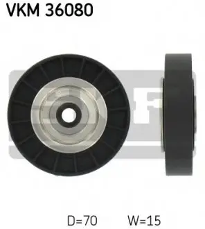 Паразитний, провідний ролик, полікліновий ремінь SKF VKM 36080