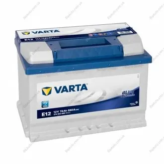 Акумулятор BLUE DYNAMIC 74Ah, EN 680, лівий "+" 278х175х190 (ДхШхВ) | 6СТ-74 Аз (E12) VARTA 574 013 068
