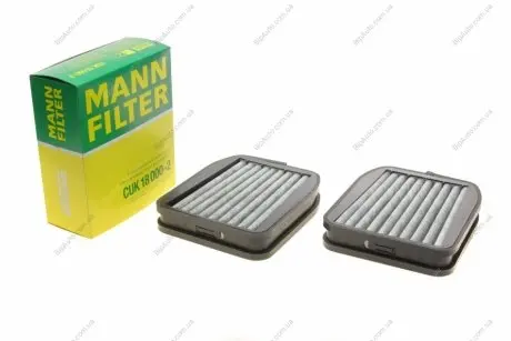 Фільтр салону (к-кт) -FILTER CUK 18 000-2 MANN CUK18000-2