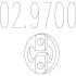 Гумовий елемент кріплення вихлопної системи MTS 02.9700