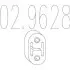 Гумовий елемент кріплення вихлопної системи MTS 02.9628 (фото 1)