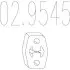 Гумовий елемент кріплення вихлопної системи MTS 02.9545