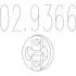 Гумовий елемент кріплення вихлопної системи MTS 02.9366