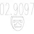Монтажне кільце вихлопної системи (D (внутр.) - 46 мм; D (наружн.) - 54,6 мм; Висота - 10 мм) MTS 02.9097